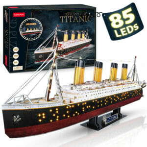 Puzzle 3D Titanic en Papier 266 Pièces Age 14+ 88x29x10cm