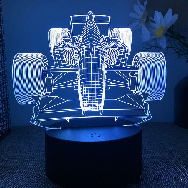 Lampe 3D Formule 1 Frontale