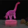 Lampe 3D dinosaure brachiosaurus