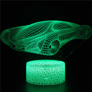 Lampe 3D Voiture du futur