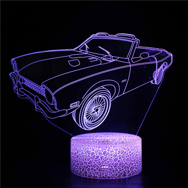 Lampe 3D Voiture de collection