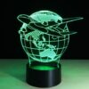 Lampe 3D voyageant autour de la Terre