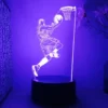 Lampe 3D basketball joueur marquant un but