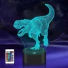 Lampe 3D dinosaure rugissant