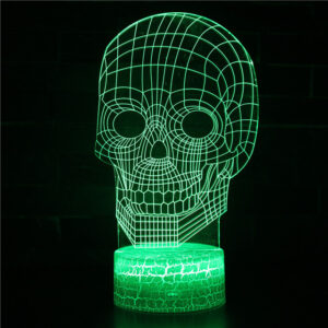 Lampe 3D squelette realiste