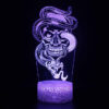 Lampe 3D squelette terrifiante