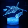 Lampe 3D avion de chasse