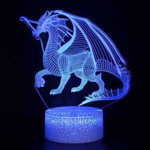 Lampe 3D dragon style japonais