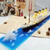 Puzzle 3D Titanic en Plastique 1860 Pièces Age 12+ 56x8x12cm