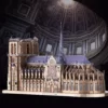 Puzzle 3D Notre Dame de Paris en Métal 382 Pièces Age 14+ 15x6x11cm