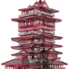 Puzzle 3D Tour Yuewang en Métal Age 14+ 13.5x11x18cm 298 Pièces
