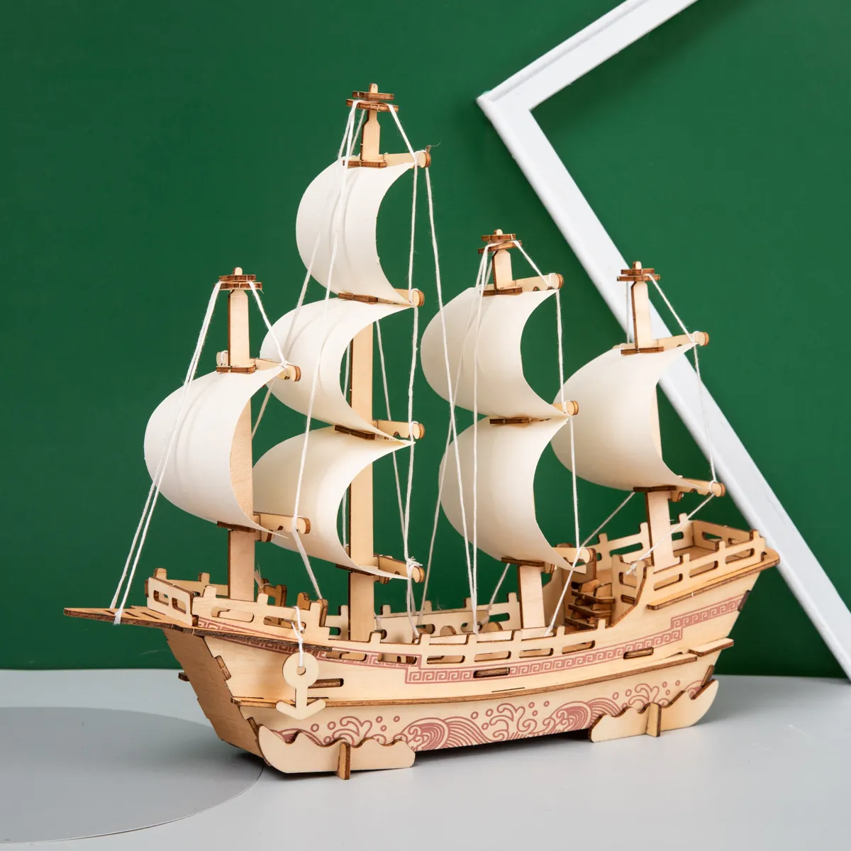 Puzzle 3D Bateau à Voile en Bois 88 Pièces Age 12+