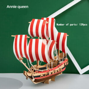 Puzzle 3D Bateau Annie Queen en Bois 139 Pièces Age 12+