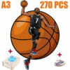 Puzzle 3D Basketball Joueur 7 en Bois 270 Pièces Age 12+ 42x29cm