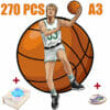 Puzzle 3D Basketball Joueur 33 en Bois 270 Pièces Age 12+ 42x29cm