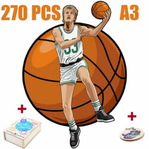Puzzle 3D Basketball Joueur 33 en Bois 270 Pièces Age 12+ 42x29cm