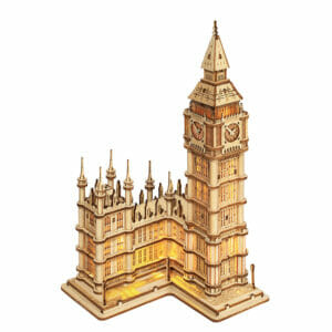 Puzzle 3D Big Ben en Bois 220 Pièces Age 12+ 101x107x191mm