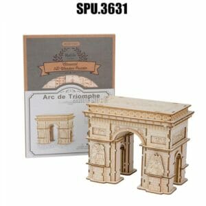 Puzzle 3D Arc de Triomphe en Bois Age 12+ 140x90x128mm