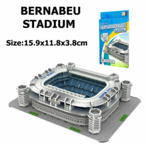 Puzzle 3D Stade de Foot Bernabeu en Plastique Age 3+ 15.9x11.8x3.8cm