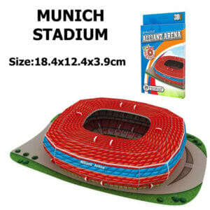 Puzzle 3D Stade de Foot Munich en Plastique Age 3+ 18.4x12.4x3.9cm