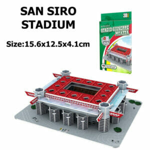 Puzzle 3D Stade de Foot San Siro en Plastique Age 3+ 15.6x12.5x4.1cm