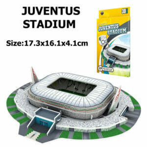 Puzzle 3D Stade de Foot Juventus en Plastique Age 3+ 17.3x16.1x4.1cm