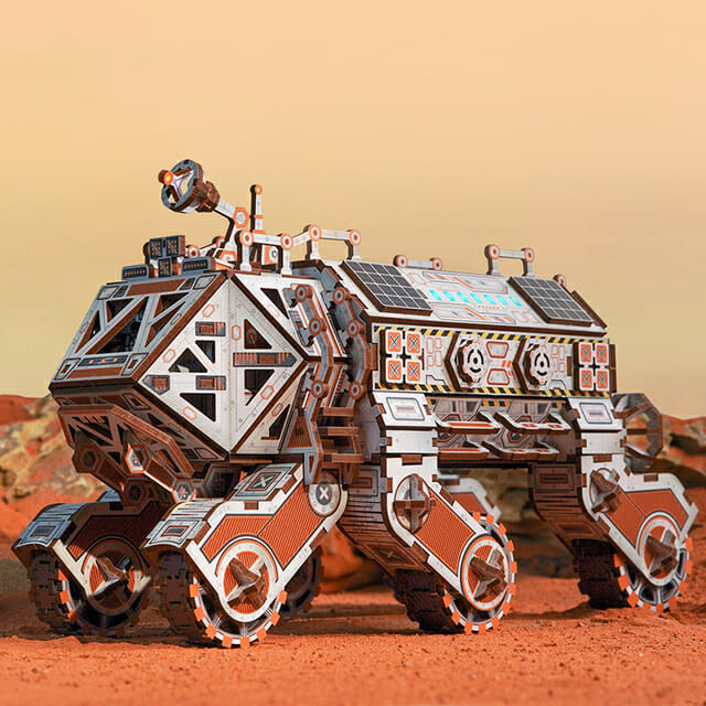 Puzzle 3D Voiture Tanque en Bois Age 12+ 24.2x13.4x16cm