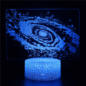 Lampe 3D galaxie montrant la voie lactee
