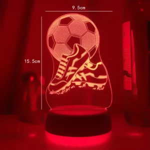 Lampe 3D football équipements