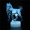 Lampe 3D Loup-Garou: Griffes de la Nuit