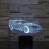 Lampe 3D Voiture De Sport Vue de Profil