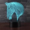 Lampe 3D Cheval: Beauté Intemporelle en Pleine Lumière