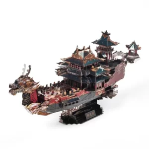 Puzzle 3D Bateau Dragon Royal en Métal 14+ 19.8x7.5x10.95cm