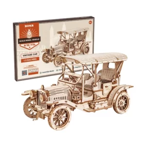 Puzzle 3D Voiture Vintage en Bois 296 Pièces 19x9x12cm