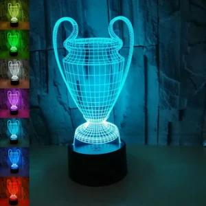 Lampe 3D Football - Trophée