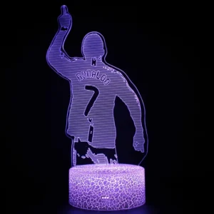 Lampe 3D Football - Cristiano Ronaldo de dos