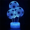 Lampe 3D Football - Trio de Ballons