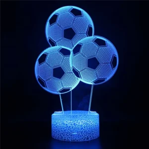 Lampe 3D Football - Trio de Ballons