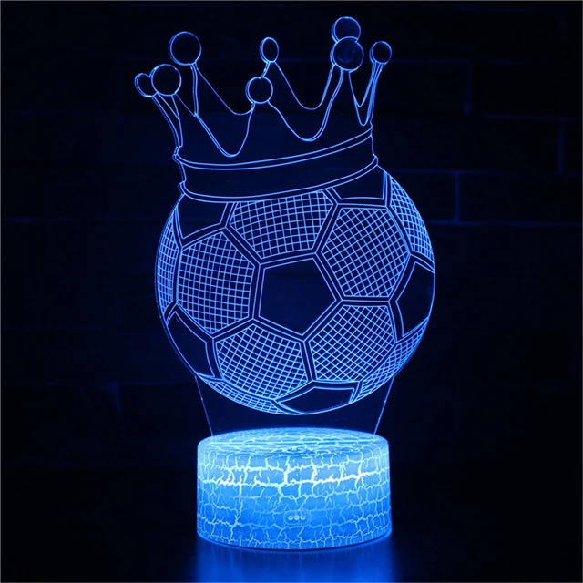 Lampe 3D Football - Ballon Couronne