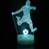 Lampe 3D Football - Joueur en action