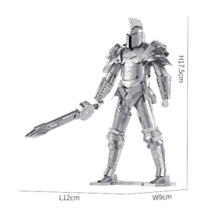 Puzzle 3D Métal Chevalier Moyen-Age Age 14+ 12x9x17.5cm
