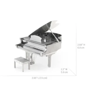 Puzzle 3D Métal Piano à Queue Age 14+ 7.5x5.9x6.8cm