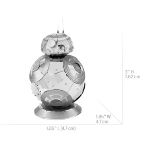 Puzzle 3D Métal R2D2 Age 14+ 4.7x4.7x7.6cm