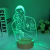 Lampe 3D Football - Killian Mbappe Coupe du Monde