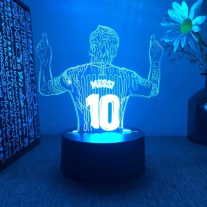 Lampe 3D Football - Lionel Messi Maillot