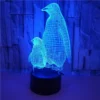 Lampe 3D Bébé Pingouin avec sa Maman