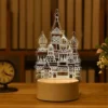 Lampe 3D Monument Russe