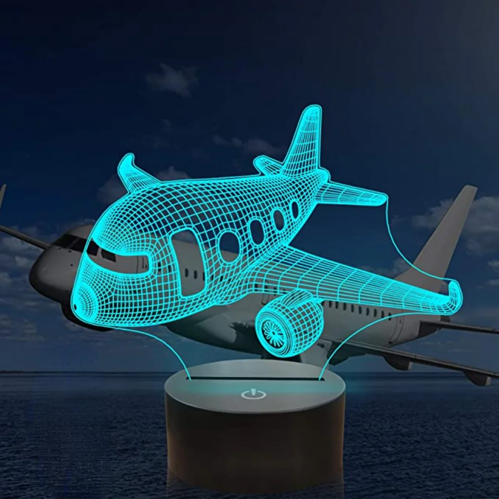 Lampe 3D Avion Beluga - Airbus