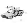 Puzzle 3D Métal - Voiture DeLorean Age 14+ 3x3.2x8.9cm