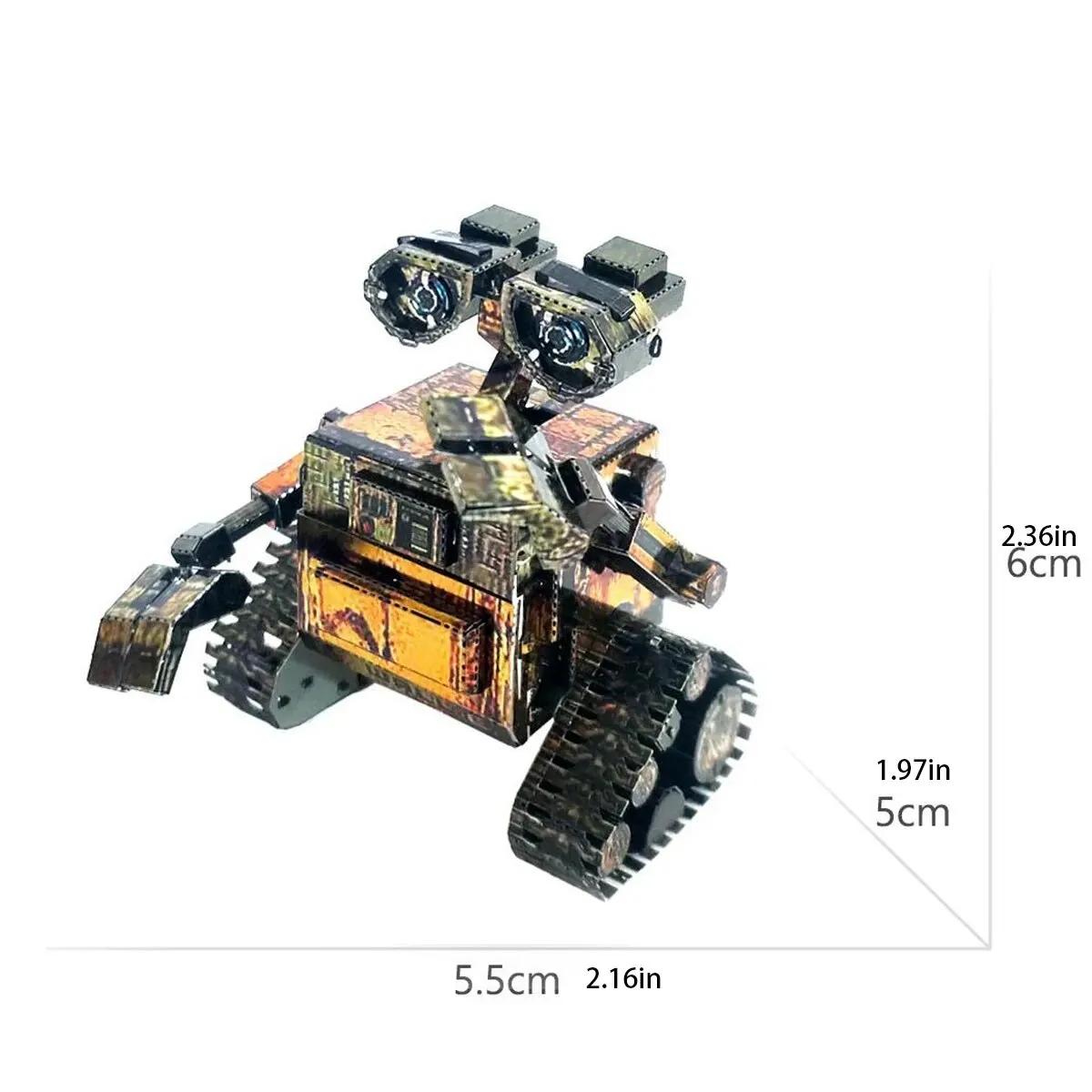 Puzzle 3D Métal - Robot Explorateur Espace Age 14+ 6x5x5.5cm